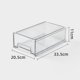 thumbnail image 3 of Caja organizadora para refrigerador, 1 unidad, tipo cajón, contenedor apilable de material transparente para despensa organizada (blanco)., 3 of 7