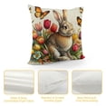 thumbnail image 4 of Nawypu Easter Pillow Cover Bunny Tulip Butterfly Decorations Holiday Farmhouse Spring Pillow Case for Home Sofa Couch Decor, 4 of 5