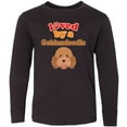 thumbnail image 3 of Inktastic Goldendoodle Dog Quote Long Sleeve Youth T-Shirt, 3 of 5