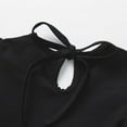 thumbnail image 3 of pureborn Toddler Girls Cotton Dress Halloween Ruffle Sleeve Halter Sleeveless Kids Casual Summer Dresses 5T Black, 3 of 5