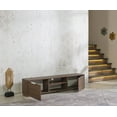 thumbnail image 4 of Mid-Century Modern TV Stand with 2 Doors &amp; 2 Shelves - 66" Walnut Solid Wood Media Console for Living Room, Entertainment Unit - Stylish &amp; Functional Home Furniture, 4 of 11