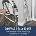 thumbnail image 5 of DMI Folding Hemi-Walker Provides Support, Aluminum, Silver, 30'- 35', 5 of 5