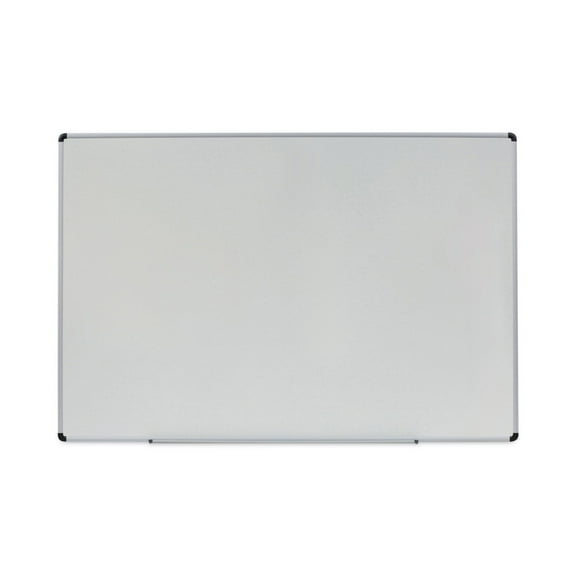 Universal Melamine Dry Erase Board, 72" x 48", Aluminum Finish Frame