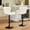 Beige, variant on Restworld Bar Stools Set of 2, Adjustable Faux PU Leather Modern Armless Bar Chairs for Kitchen,Grey