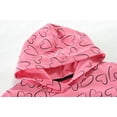 thumbnail image 3 of POPTEM Girls Hoodie with Pocket Sweatshirt Heart Long Sleeve Shirt Girls Clothes 6T, 3 of 5