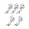 thumbnail image 2 of Gsakboxl Compression Socks 5 Pairs Unisex Multi-color & Pattern Low Cut Sport Socks Breathable Sweat-wicking Shock Absorbent Ankle Socks for Running Basketball Daily, 2 of 5