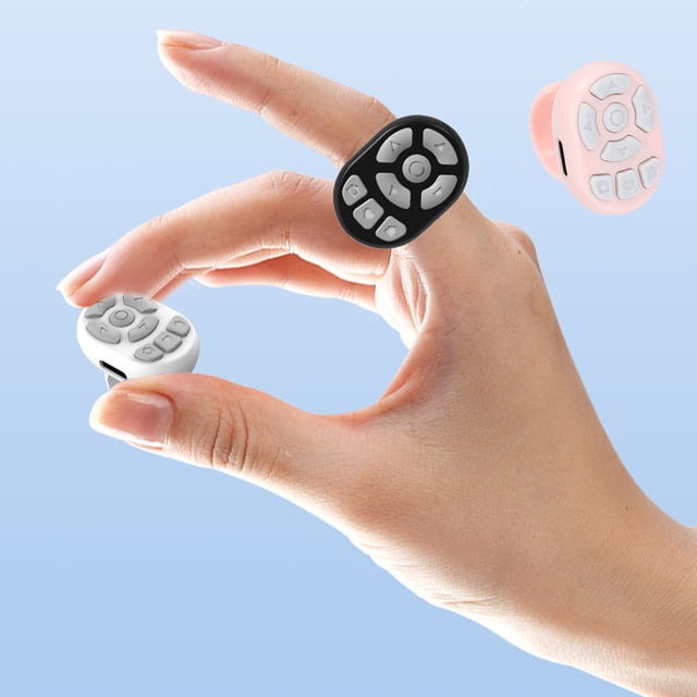 Control remoto de anillo de desplazamiento, de página de aplícola, control remoto de grabacia de video con cámara, obturador remoto inalmbrico de