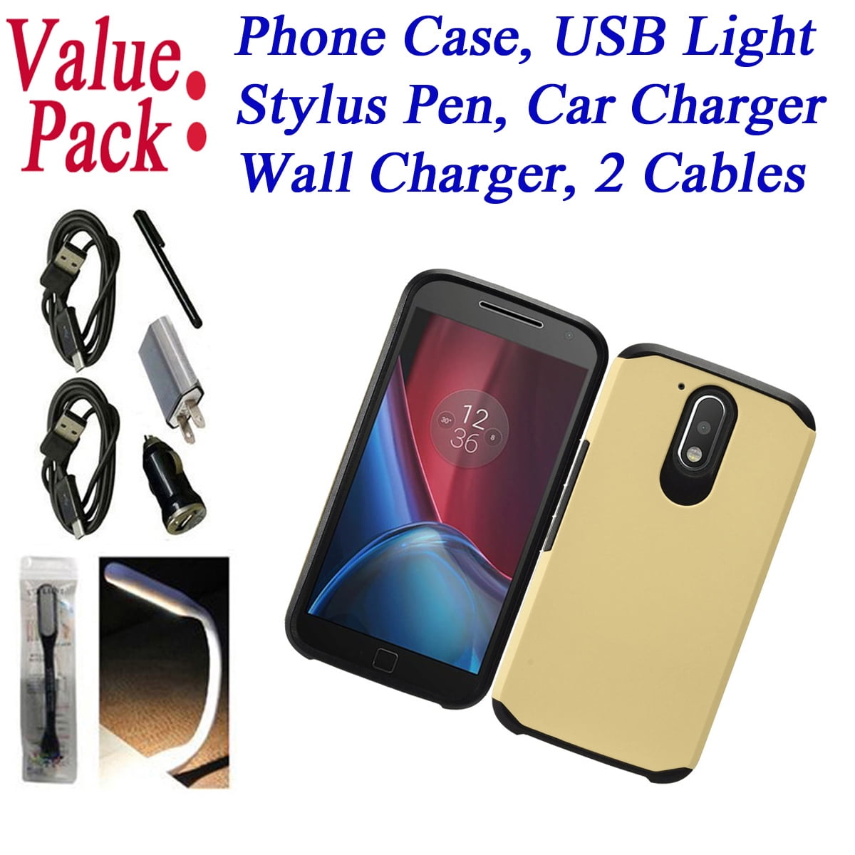 Value Pack ! for Motorola G4 moto G4+ PLUS XT1625 XT1644 Case Phone ...