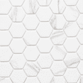 thumbnail image 4 of The Tile Life Honeycomb 12" x 12" Wood Look Carrara Matte Glass Mosaic Wall Tile, 1 Sheet, 4 of 11