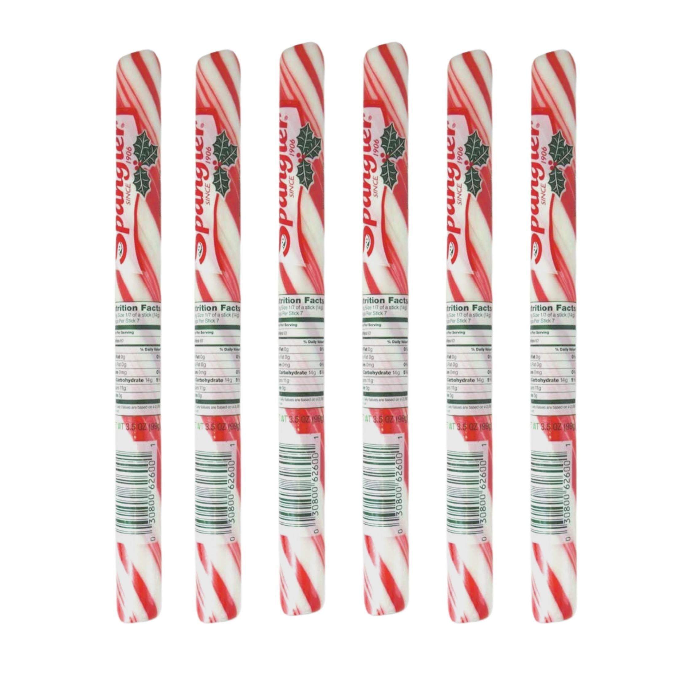 Giant Peppermint Stick, 3.5oz Jumbo Candy Cane GlutenFree Red & White Pole Christmas Candies