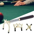 thumbnail image 5 of Billiards Stick Bridge with Bridge Heads Stainless Steel for Pool Table Cross Head, 5 of 7