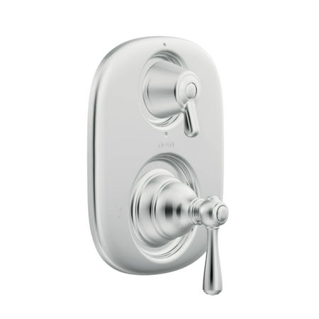 Moen Silver Manual 2-Handles Shower Valve Trim