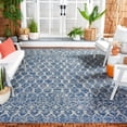 thumbnail image 2 of SAFAVIEH Courtyard Anson Geometric Indoor/Outdoor Area Rug, Navy/Grey, 8' x 11', 2 of 10