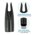 thumbnail image 3 of Uxcell 8mm Archery Arrows Nocks Plastic Glue On Arrow Nock Replacement Black 60 Pcs, 3 of 5