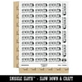 thumbnail image 2 of Artwork Please Do Not Bend Bent Art Detail Sticker Set - White - Gloss Finish - 1.5" Small, 2 of 7