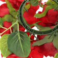 thumbnail image 3 of Candle Ring Red Flower Wreath for Decoration with Simulation Rose, 3 of 4
