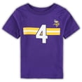 thumbnail image 2 of Toddler Dalvin Cook Purple Minnesota Vikings Player Name & Number T-Shirt, 2 of 3