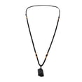 thumbnail image 6 of AYYUFE Natural Tourmaline Pendant Stone Single Circle Sweater Chain Necklace Jewelry Natural Tourmaline Black, 6 of 6