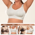 thumbnail image 4 of Qylux Wireless Bras for Women Full Coverage Soft Wirefree Bras Comfort Everyday Bras, 4 of 7