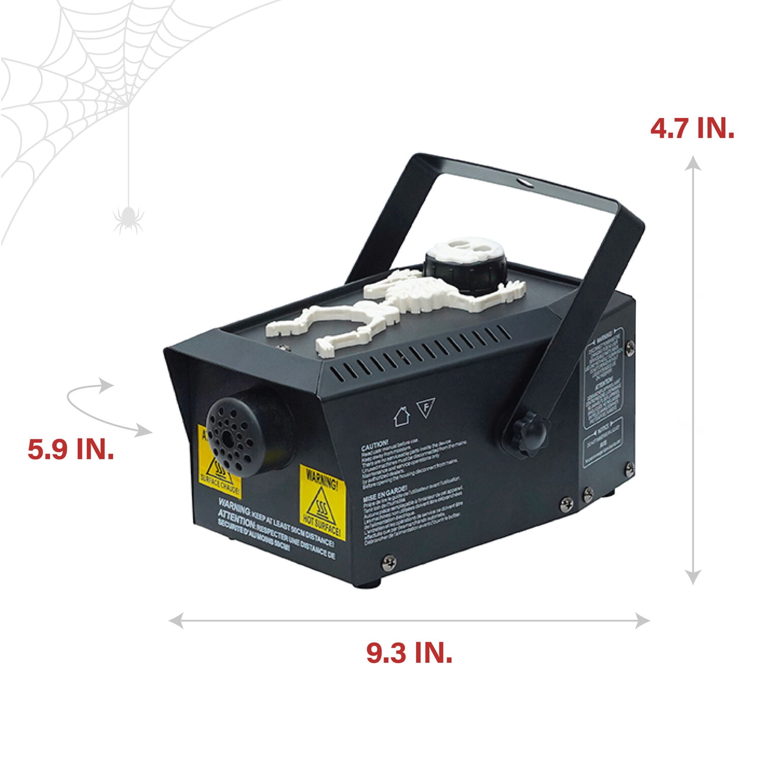 Haunted Hill Farm Haunted Hill Farm Fog & Smoke Machine with Wireless Remote, HH400FOGMCHN-1F