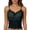 a-Dark Green506117, variant on Womens V Neck Lace Cami Top With Double Spaghetti Straps Sheer Floral Pattern Cropped Slim Fit Bralette For Layering Under Intimate Wear Dark Green M