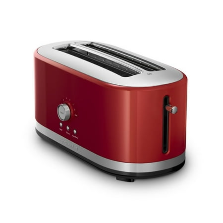 KitchenAid RRKMT4116ER 4 Slice Long Slot Toaster with High Lift Lever, Empire Red (CERTIFIED (Best Long Slice Toaster)