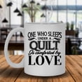 thumbnail image 2 of Love Quilt Coffee Mug, Ceramic Mug, White Tea Mug 11 oz, 2 of 3