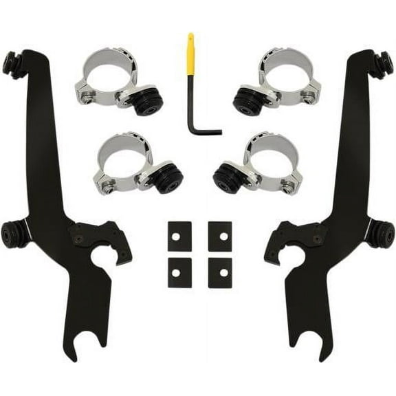 Memphis Shades MEB2031 manual switch-Lock Mount Kit for Sportshield Windshields - Black