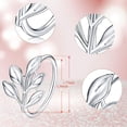 thumbnail image 3 of Worallymy 12pcs/pack Leaf Shaped Napkin Rings Buckle Holders Party Napkin Rings for Christmas Thanksgiving Parties, Wedding Adornment, Table Decoration Accessories, 3 of 6