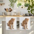 thumbnail image 4 of Funny Cats Kitchen Towels Set of 2, Cute Art Fun Lovely Animals on Toilets Absorbent Dish Towels for Kitchen, Microfiber Hand Towel, Quick Drying Tea Towel for Cleaning Decorative Dishcloths, 4 of 7