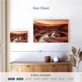 thumbnail image 3 of Elephant Stock Lake Powell Wall Art - Horizontal Canvas Wall Art - Living Room Wall Decor - Nature Canvas - Orange And Brown Decor - 12" x 8", 3 of 4