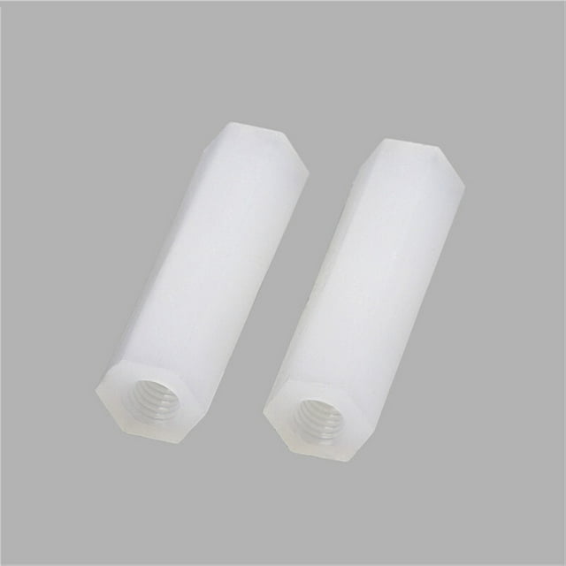 180Pcs/set M3 Hex Nylon Standoff Spacer Column Flat Head Nylon Plastic Spacing Screws Nuts NL04 ,Easy to Use