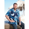 thumbnail image 5 of Men's Big & Tall Tropical Rayon Short-Sleeve Shirt, 5 of 6