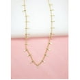 thumbnail image 2 of 18K Gold Filled Dainty Fringe Choker Chain, 2 of 2