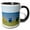 Black/White, variant on 3drose, Beach Chairs, Prince Edward Island, Canada-cn09 Krs0003 - Keith and Rebecca Snell, 15oz Mug