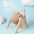 thumbnail image 3 of Cat Scratching Ball Toy Kitten Sisal Rope Ball Board Grinding Paws Toys Cats Scratcher, 3 of 4