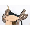 thumbnail image 4 of 14 In Flex Tree Western Horse Saddle American Leather Trail Barrel Racing By Hilason, 4 of 7