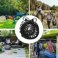 thumbnail image 3 of Aodebiao Portable Elastic Clothesline - Windproof Travel Clothes Drying Rope with 12 Clips for Camping, RV, Backyard & Hotels (Extends 3.4M, 2 Metal Hooks), 3 of 3