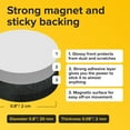thumbnail image 2 of Hyper-Sticky Magnets with Adhesive Backing – 120pcs 0.8"x0.08" Strong Magnetic Dots for Whiteboard, Fridge – Easy-to-Cut Stickers for Planning and Organization – Teacher Must Have – Teacher Supplies, 2 of 7