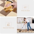 thumbnail image 5 of Anti Fatigue Kitchen Mat, Farmhouse Checkered Kitchen Rugs, Kitchen Floor Mats Non-Slip,Comfort Kitchen Mats for Floor Sink, Laundry, Office, Desk Khaki and Beige 17"x47"+17"x29", 5 of 6