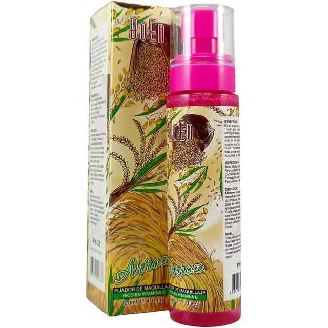 Spray Fijador De Maquillaje Con Extracto de Arroz