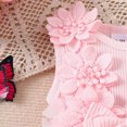 thumbnail image 5 of Baby Onesies Girl Baby Girl Lace Romper Dress Floral Lace Outfits Summer Toddler Clothes Jumpsuit with Headband, 5 of 7