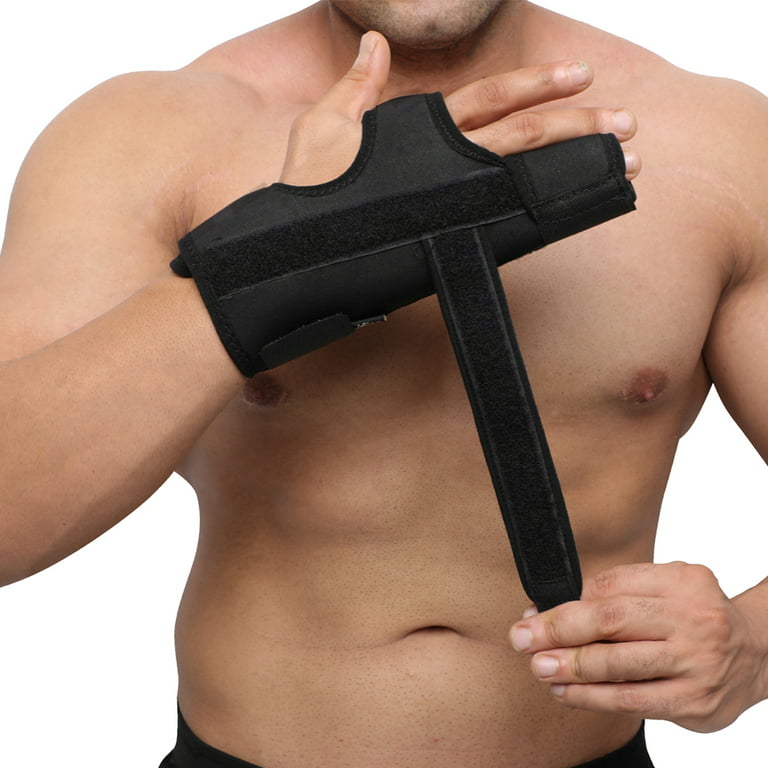 Buy WITSOUL Boxer Finger Splint - Supports Pinky, Ring, Middle Metacarpals  and Knuckles - Right or Left Both Hand Adjustable Brace (COLOR BLACK) (S)  Online at Best Prices in India - JioMart.