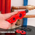 thumbnail image 4 of 4 Pieces Copper Pipe Cleaner Copper Tubing Brush Pipe Brush Cleans Inside Outside Thread Cleaner Plumber Brush Cleaner, 4 of 7