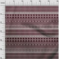thumbnail image 2 of oneOone Cotton Poplin Maroon Fabric Geometric Tribal Craft Projects Decor Fabric Printed By The Yard 42 Inch Wide, 2 of 4
