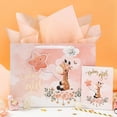 thumbnail image 4 of WRAPAHOLIC Extra Large Giraffe Gift Bag with Card and Tissue Paper, Baby Girl, 4 Piece, 16", 4 of 5