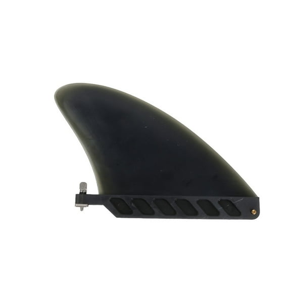 Splihome Soft Flex Sups Center Fin Surf Fins with Screw For Air Sups Long Board Surfboard black