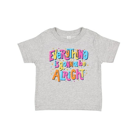 

Inktastic Everything is Gonna be Alright Inspirational Quote Boys or Girls Baby T-Shirt