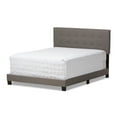 thumbnail image 2 of Baxton Studio Brookfield Beige Fabric Upholstered Queen Size Bed, 2 of 6