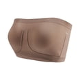 thumbnail image 2 of Byworldtasic Invisible Strapless Bandeau Bra for Women Seamless Non Padded Bras Wireless Push Up Bralettes, 2 of 6